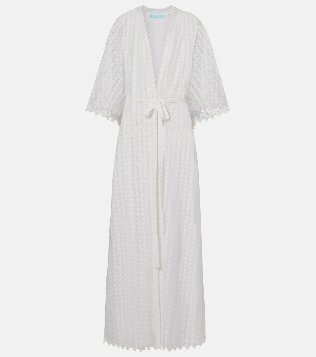 Melissa Odabash Tali scalloped sheer kaftan