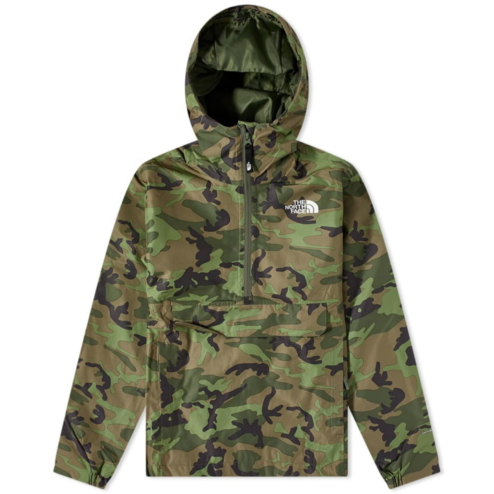 Photo: The North Face Men's Waterproof Fanorak in Thyme Brushwood Camo Print