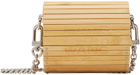 Feng Chen Wang Beige Mini Crossbody Bamboo Bag