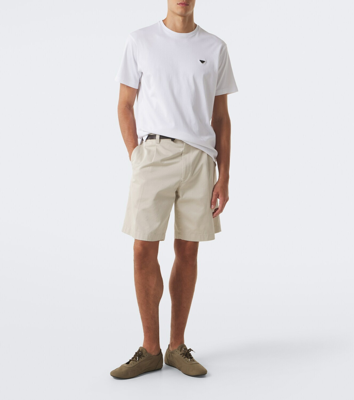 Prada Logo cotton jersey T-shirt