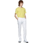 Boss White Linen Crigan3-D Trousers