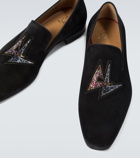 Christian Louboutin - Dandelion suede loafers