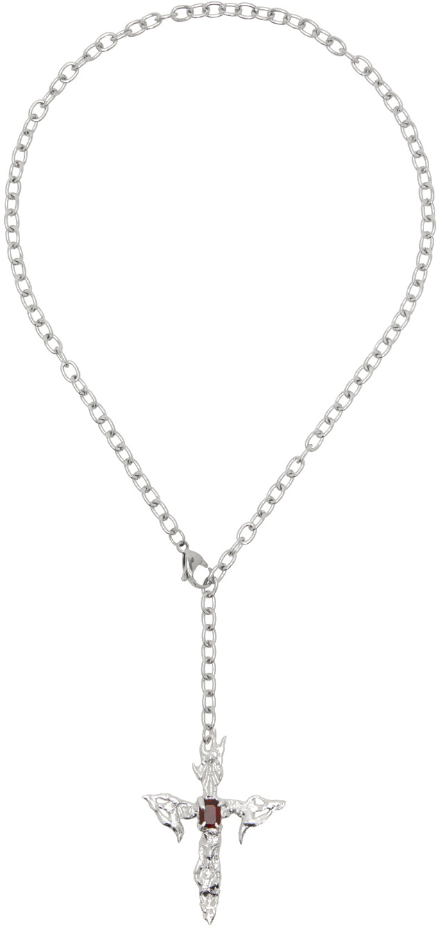 Harlot Hands Silver All Eternity Necklace