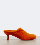 Loewe Dive shearling mules
