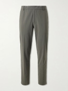 James Perse - Slim-Leg Stretch Cotton-Blend Trousers - Green