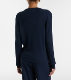 Lisa Yang Abeena ribbed-knit cotton and cashmere cardigan