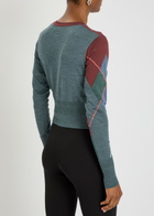 Vivienne Westwood Argyle Wool-blend Cardigan Multicoloured