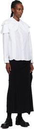 Noir Kei Ninomiya White Flower Collar Shirt