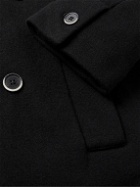 Barena - Double-Breasted Wool-Blend Coat - Black
