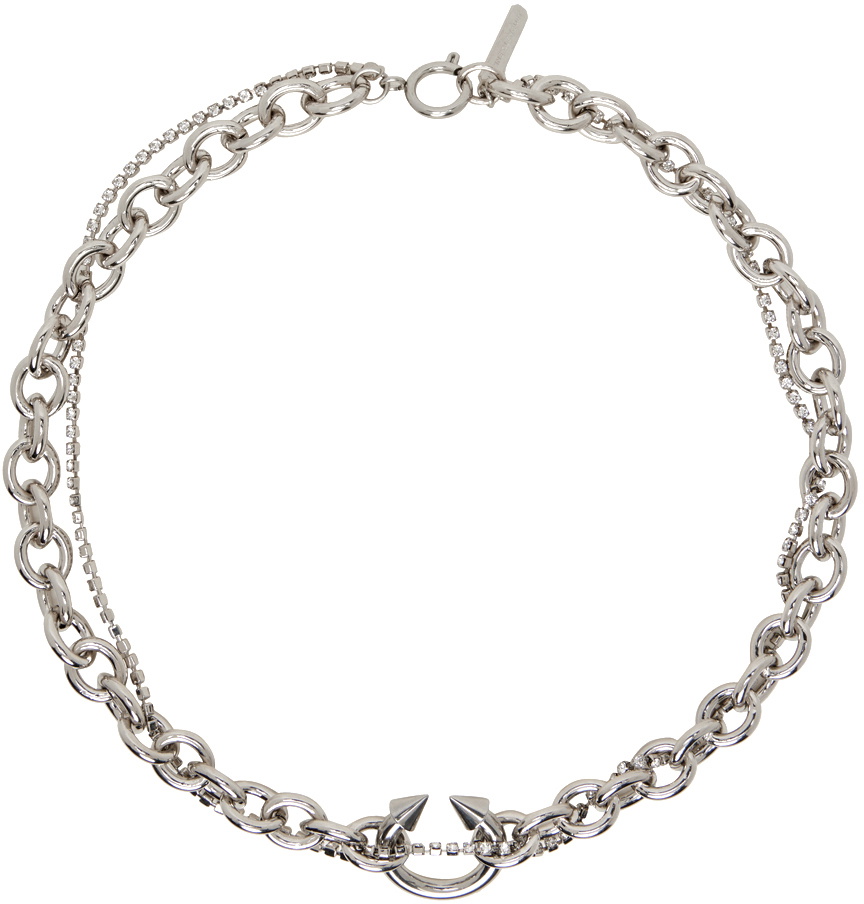 Justine Clenquet Silver Gale Necklace