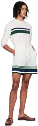 Casablanca White Tennis Shorts