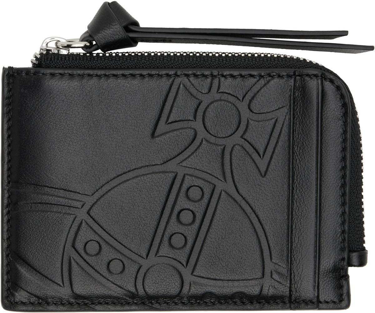 Vivienne Westwood Black Accordion Card Holder Vivienne Westwood