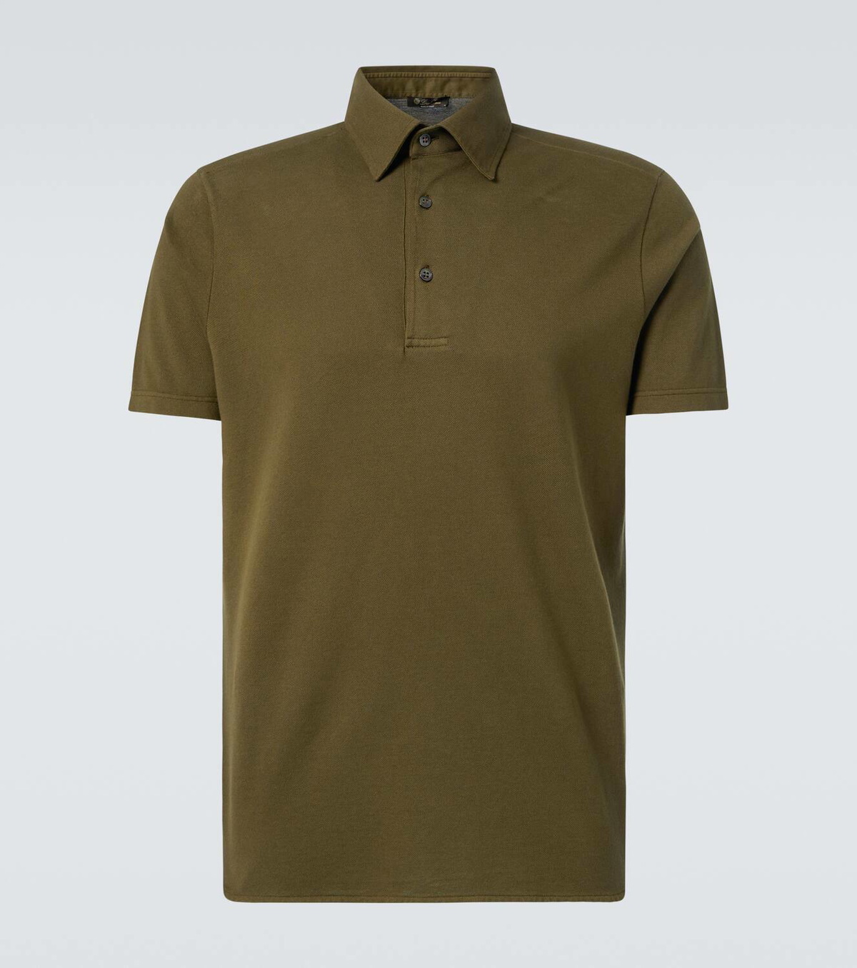 Loro Piana Cotton piqué polo shirt