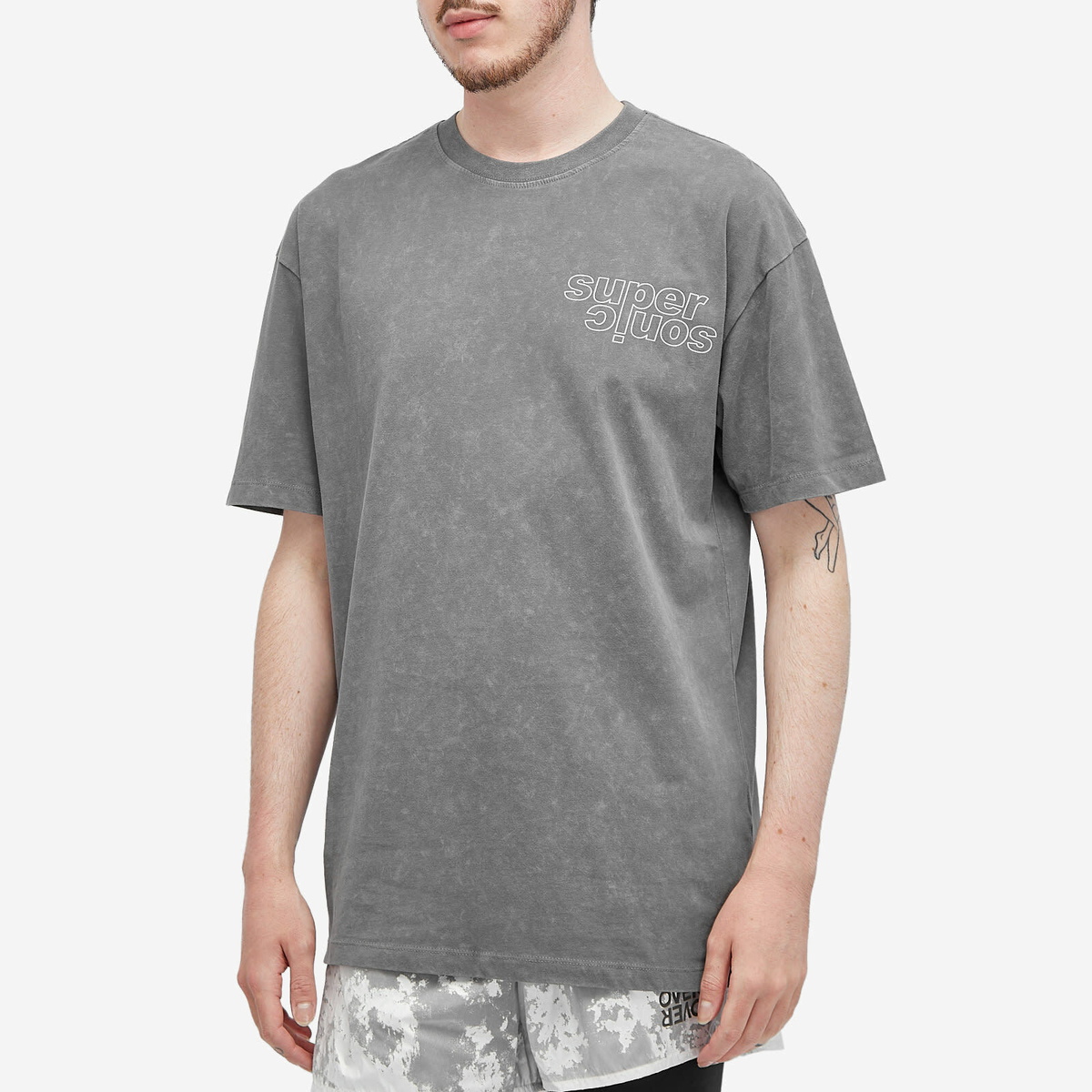 Over Over Men's Higher Easy T-Shirt in Grey