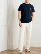 La Paz - Slim-Fit Logo-Emboidered Cotton-Piqué T-Shirt - Blue