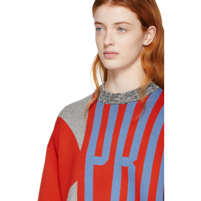 Proenza Schouler Multicolor PSWL Graphic Jacquard Sweater Proenza