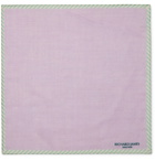 Richard James - Wool and Silk-Blend Pocket Square - Purple