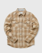Woolrich Alaskan Melton Overshirt Brown - Mens - Overshirts