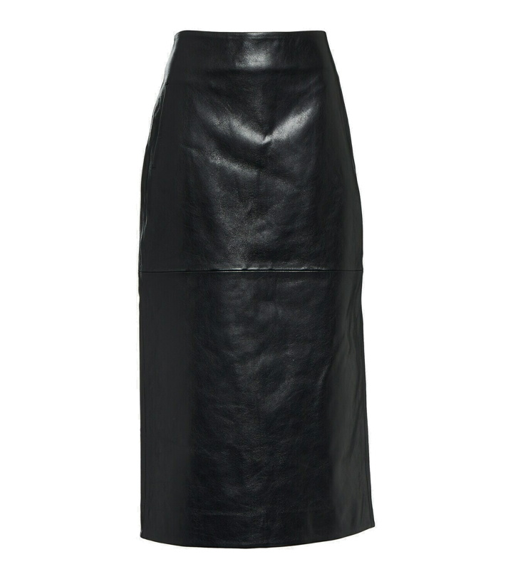Photo: Dodo Bar Or Lori high-rise leather midi skirt