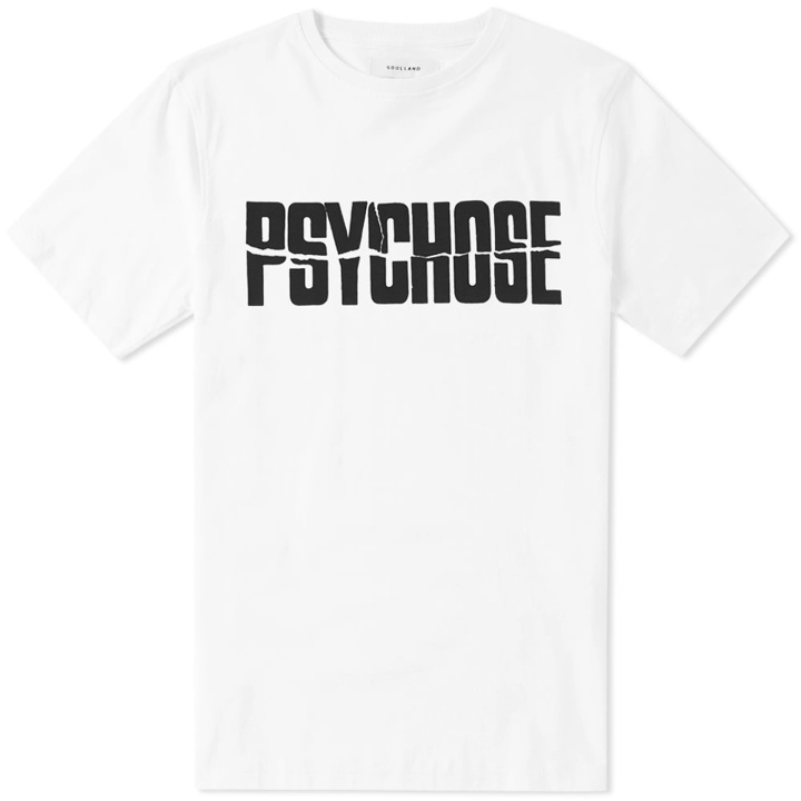 Photo: Soulland Frenchy Psychose Print Tee White