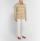 Tod's - Sahariana Washed Cotton and Linen-Blend Field Jacket - Beige