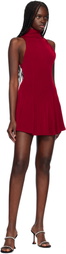 Mirror Palais Red Christy Supermodel Minidress