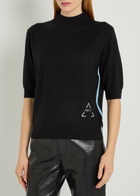 AN-Y1 Naples Funnel-neck Cashmere Jumper Black