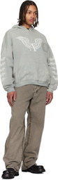 ALEXANDER DIGENOVA Gray Logo Hoodie
