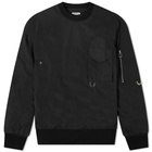 Wooyoungmi Back Logo Tactical Crew Sweat