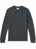 Oliver Spencer - Robin Waffle-Knit Cotton Sweatshirt - Gray