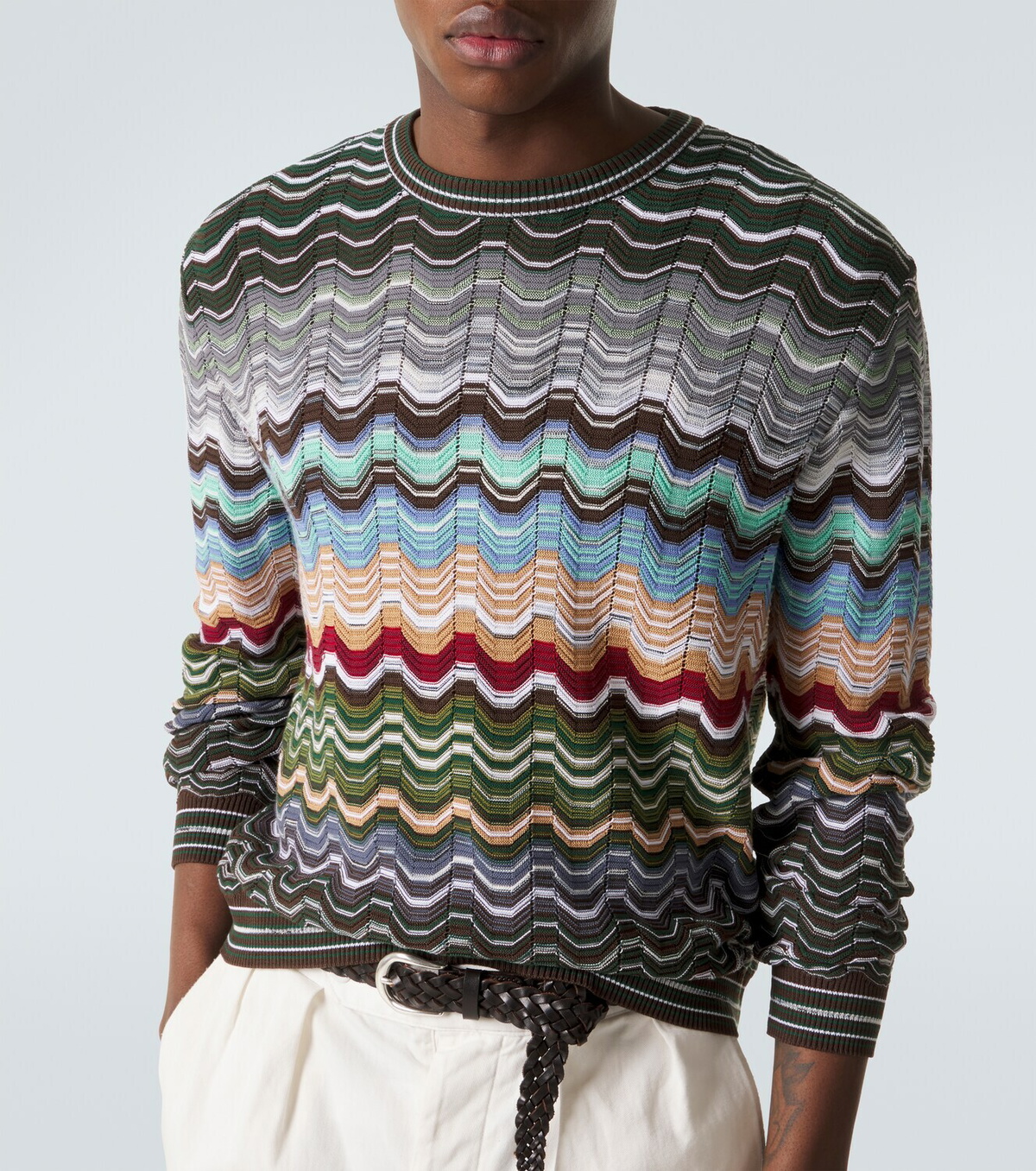 Missoni Zigzag cotton-blend sweater