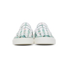 Amiri White Banana Leaf Skeleton Slip-On Sneakers