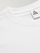 Nike - NRG ACG Logo-Embroidered Jersey T-Shirt - White