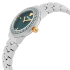 Versace V-Icon Quartz Green Dial Ladies Watch VEUCA0424