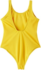 Marni Kids Yellow Bonded One-Piece Swimsuit