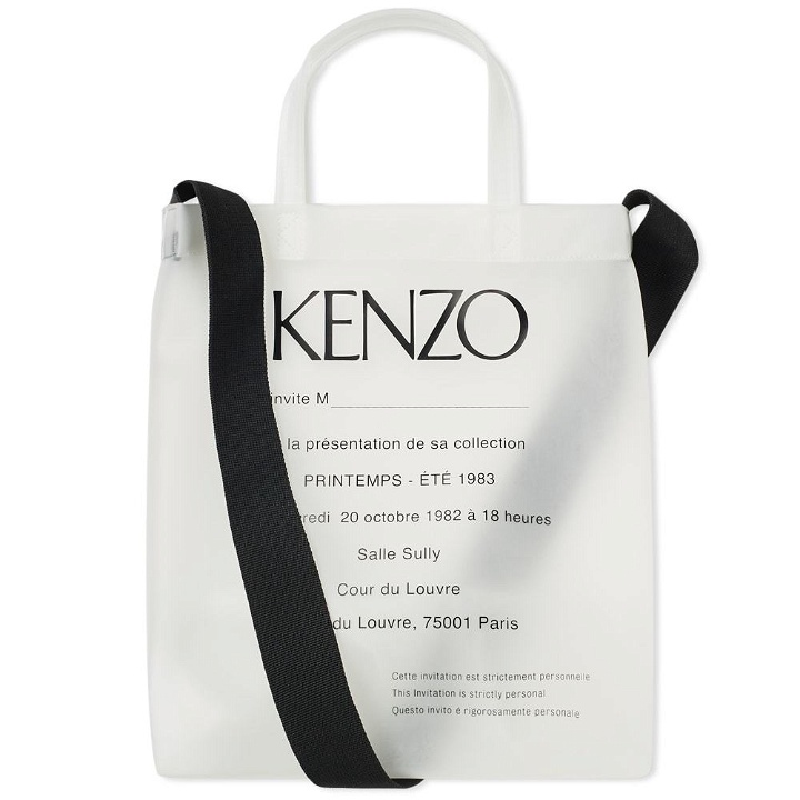 Photo: Kenzo PVC Show Invite Tote Bag
