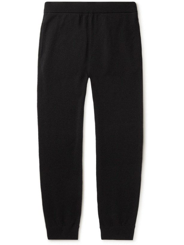 Photo: THE ROW - Olivier Tapered Cashmere Sweatpants - Black