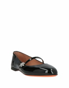 Santoni Womens Ballet flats in Black