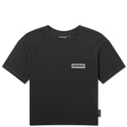 Napapijri Women's Patch Logo Cropped T-Shirt in Black