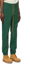 Rhude Green Terry Lounge Pants