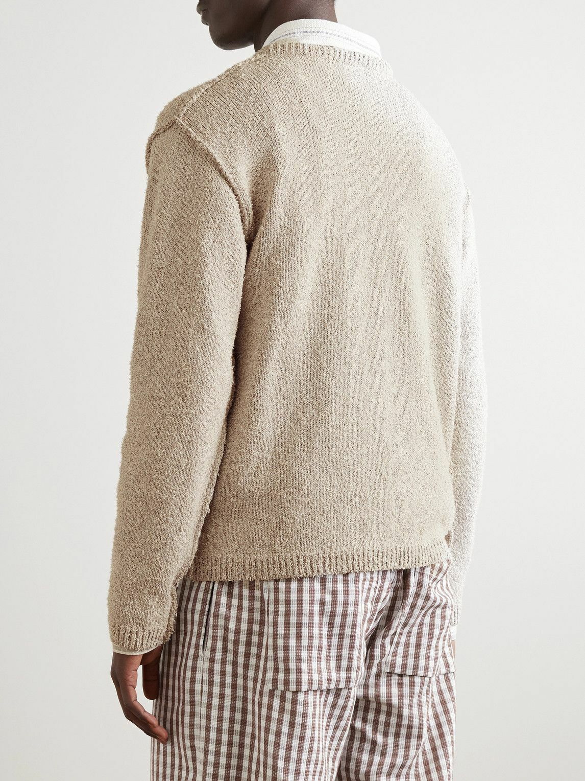 mfpen - Bouclé-Knit Sweater - White mfpen