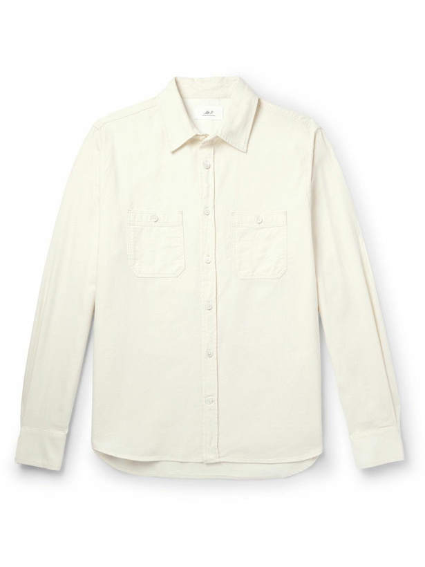 Photo: Mr P. - Cotton-Chambray Shirt - Neutrals