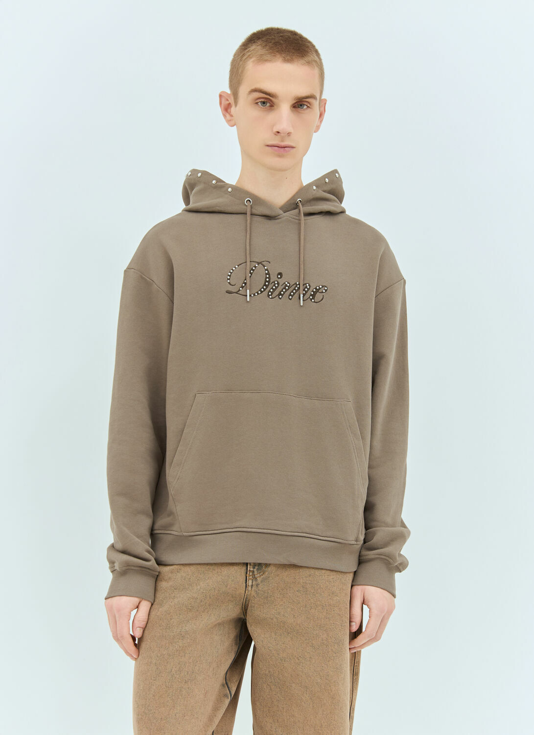 Dime Cursive French Hooded Sweatshirt