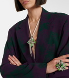 Dries Van Noten Embellished charm necklace