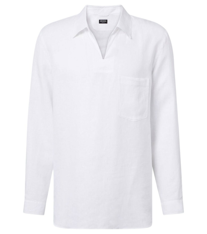 Photo: Zegna Linen polo shirt