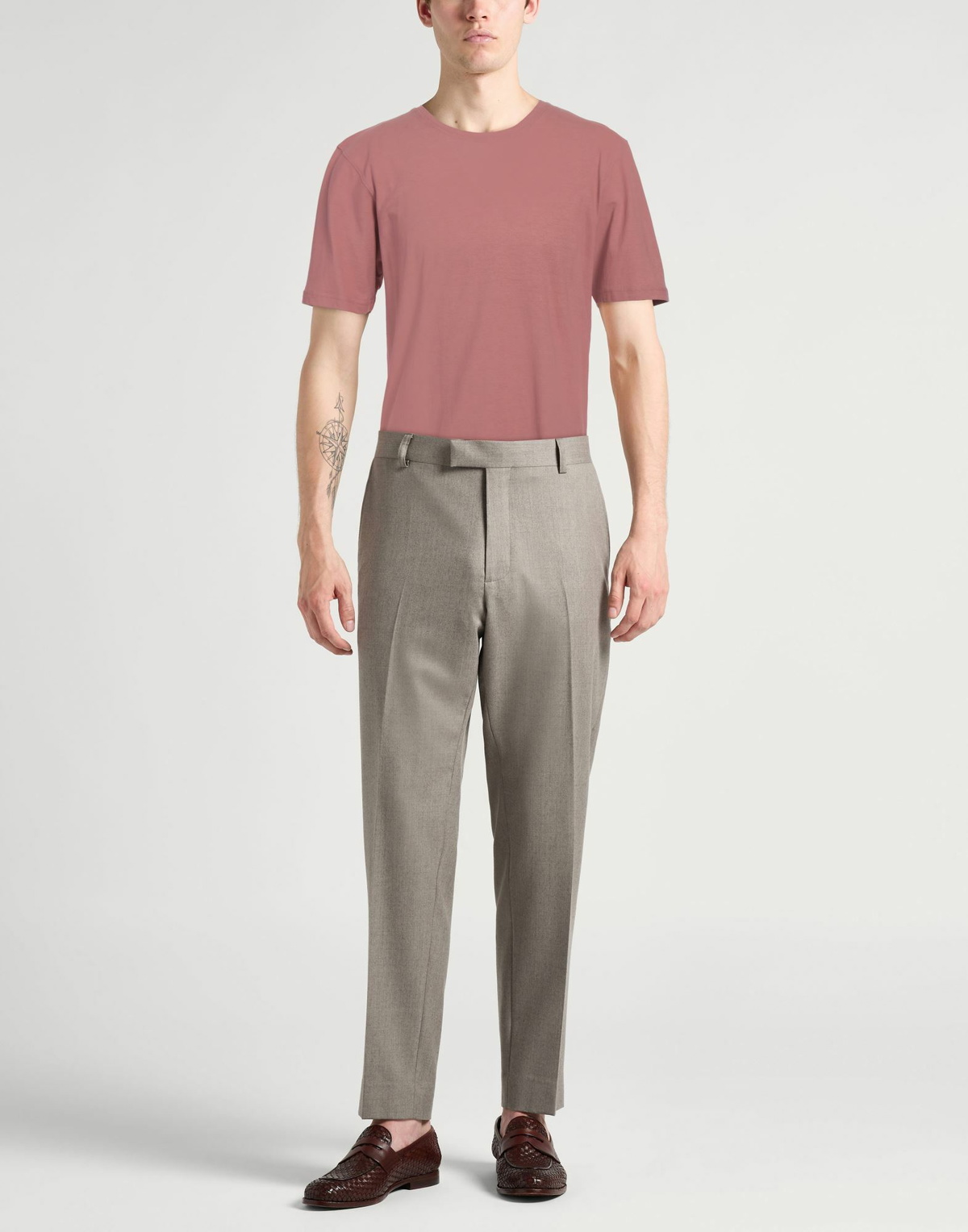 Lardini Mens T-shirt Antique rose