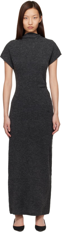 Photo: Proenza Schouler Gray Abie Midi Dress