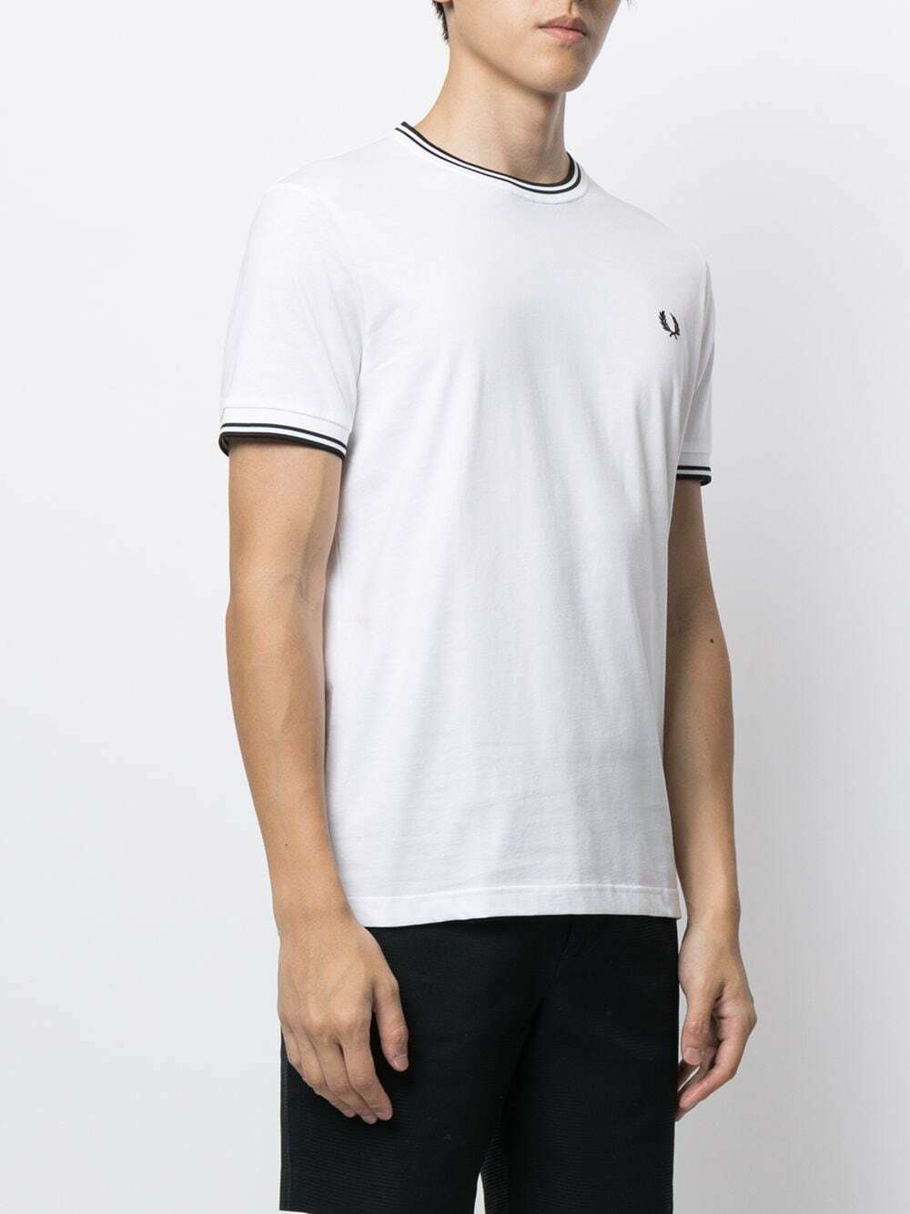 FRED PERRY - Logo Cotton T-shirt
