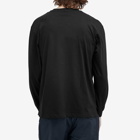 PACCBET Men's Pocket Tag Long Sleeve T-Shirt in Black