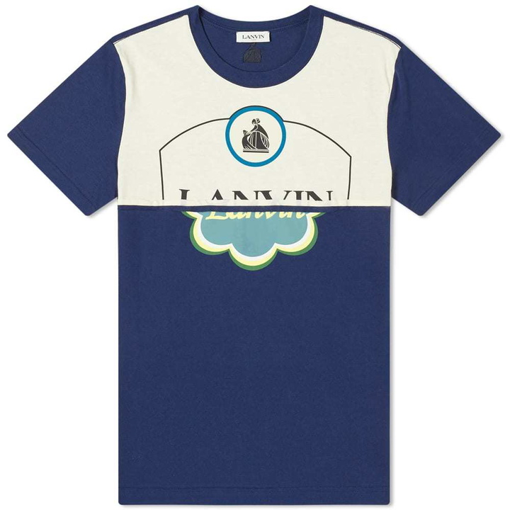 Photo: Lanvin Cut & Sew Printed Tee